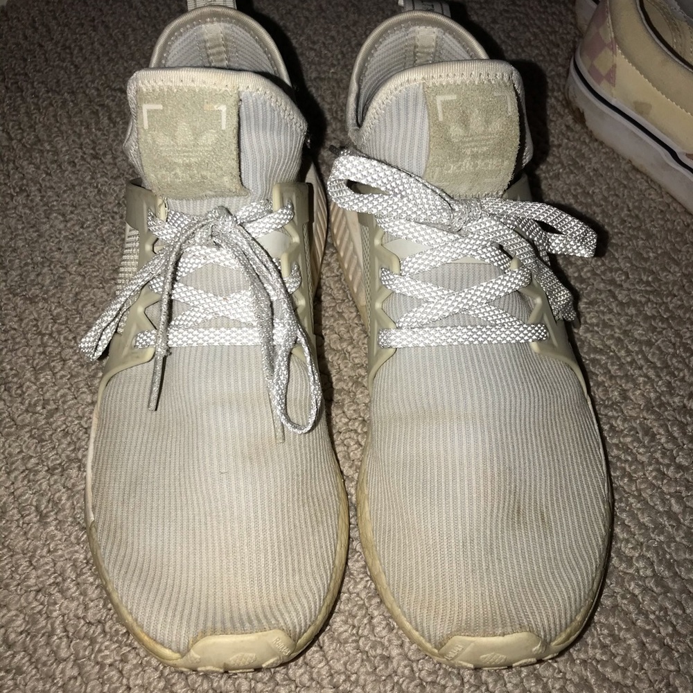 Triple white Adidas Nmds